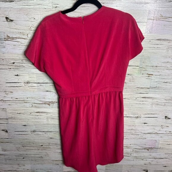 Carven  twisted silk sheath dress pink size 40 - Picture 7 of 8